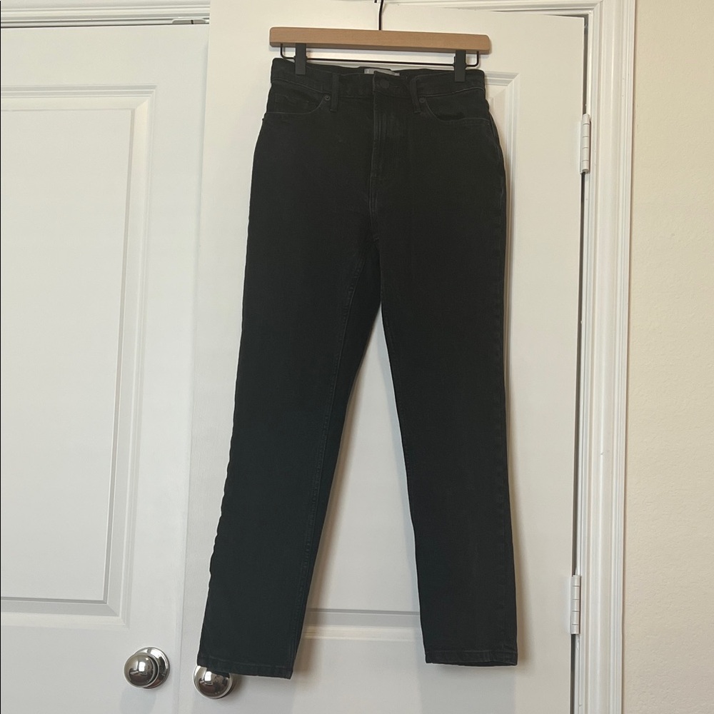 Everlane Straight Leg Black Jeans Size 25 reg